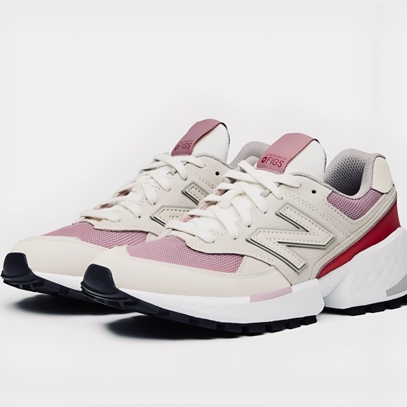 Figs Shoes - NEW | NEW Balance x FIGS 574S Running Sneaker - Pink White - Women's Size 6.5